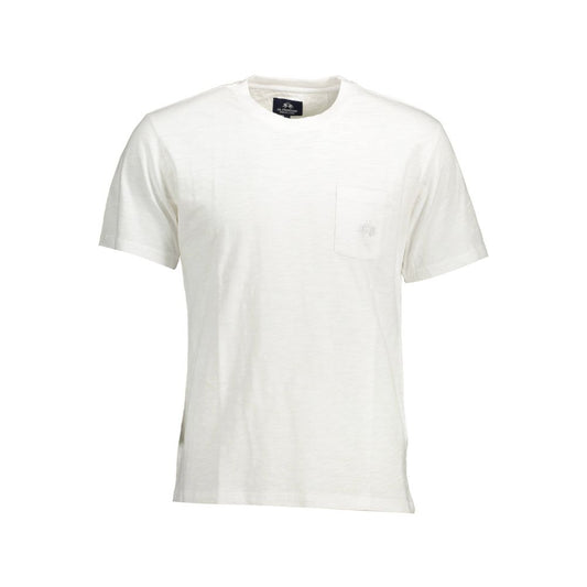 La Martina White Cotton T-Shirt