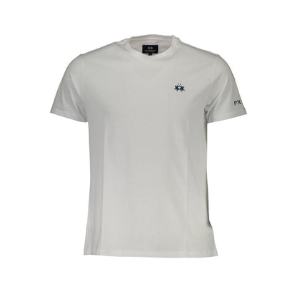 La Martina White Cotton T-Shirt