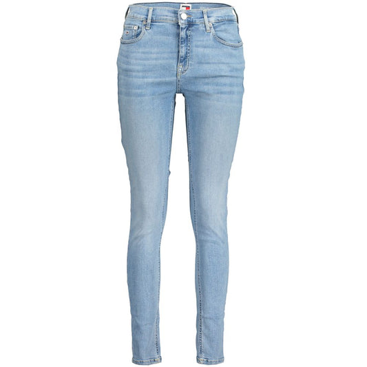 Tommy Hilfiger Azzurro Cotton Women's Skinny Jean