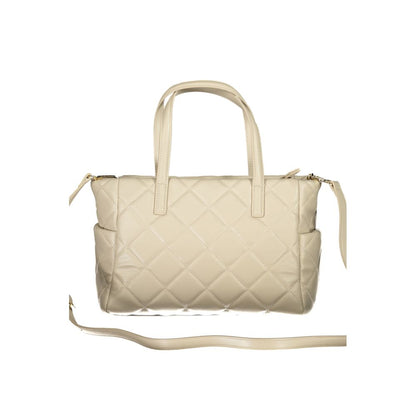 Mario Valentino Beige Polyethylene Handbag
