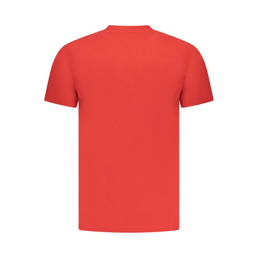 Cavalli Class Red Cotton Men T-Shirt