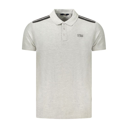 Cavalli Class Grigio Cotton Mens Polo