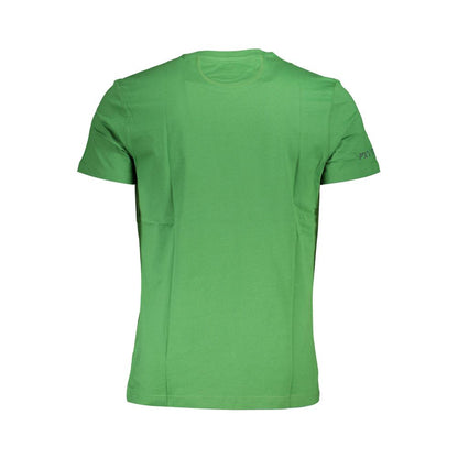 La Martina Green Cotton T-Shirt