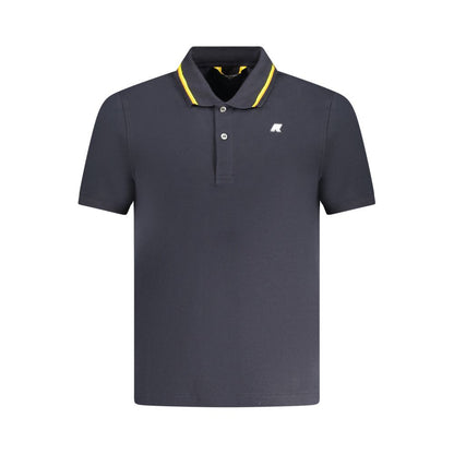 K-WAY Blue Cotton Men Polo