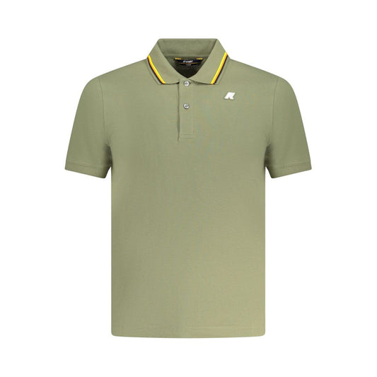 K-WAY Green Cotton Polo Shirt