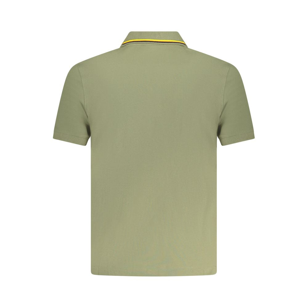 K-WAY Green Cotton Polo Shirt