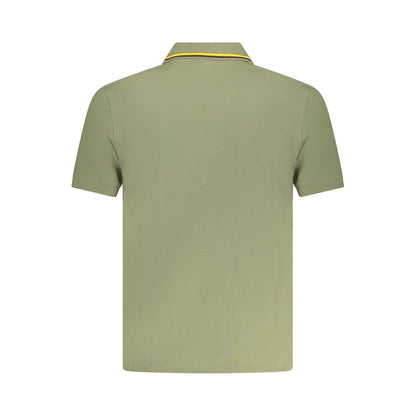 K-WAY Green Cotton Polo Shirt