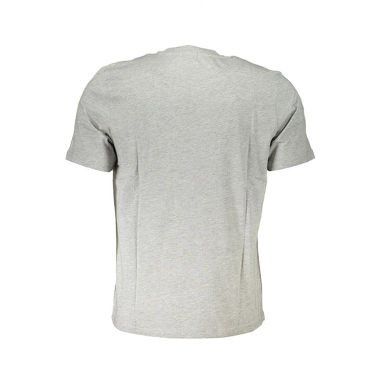 North Sails Gray Cotton Men T-Shirt