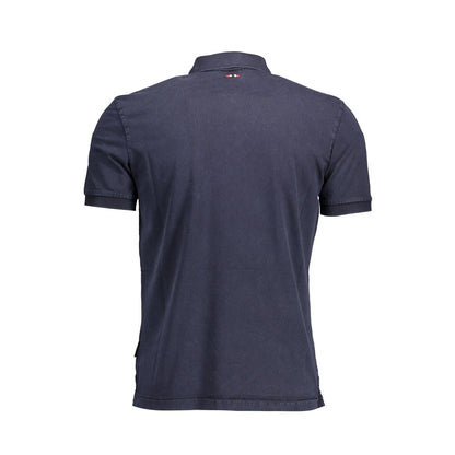 Napapijri Blue Cotton Polo Shirt