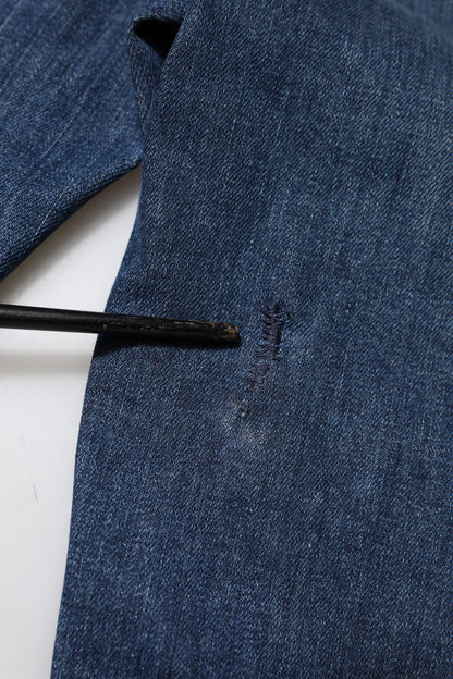 Dolce & Gabbana Blue Low Waist Cotton Skinny Denim Jeans