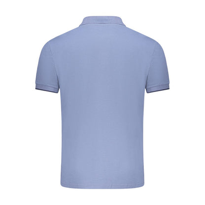 North Sails Blue Cotton Men Polo Shirt