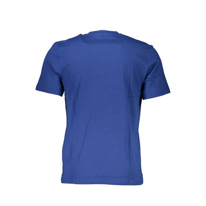 North Sails Blu Cotton Men T-Shirt