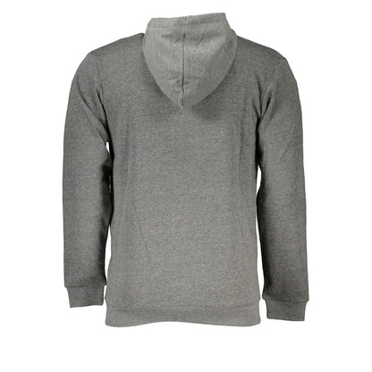 Sergio Tacchini Gray Cotton Men's Hooded Sweater