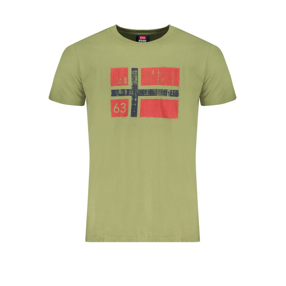 Norway 1963 Verde Cotton Mens T-Shirt
