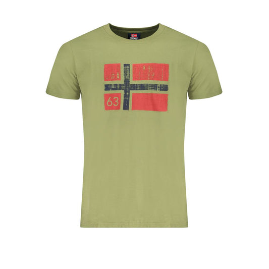 Norway 1963 Verde Cotton Mens T-Shirt