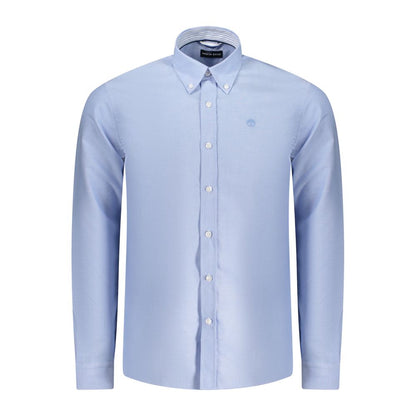 North Sails Light Blue Cotton Men Shirt