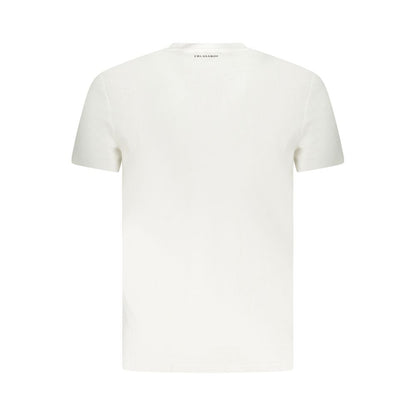 Trussardi White Cotton Men T-Shirt