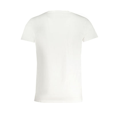 Trussardi Bianco Cotton Men T-Shirt