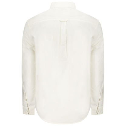 Tommy Hilfiger White Cotton Men Shirt