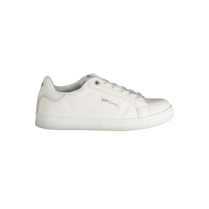 Gas White Polyester Women Sneaker