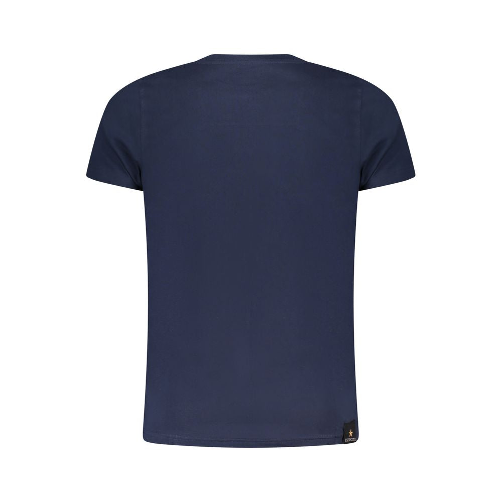 Esercito 1659 Blu Cotton Men T-Shirt