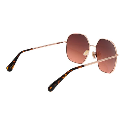 Max Mara Rose Gold Metal Sunglasses