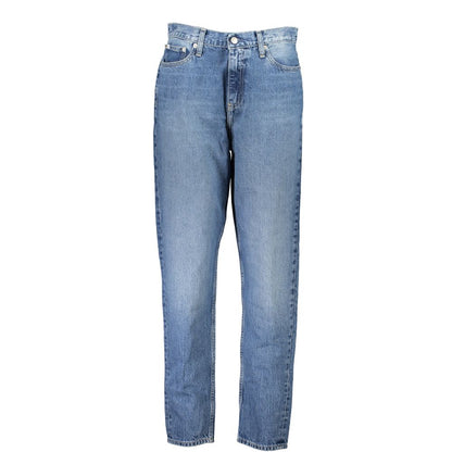 Calvin Klein Blue Cotton Women Jean