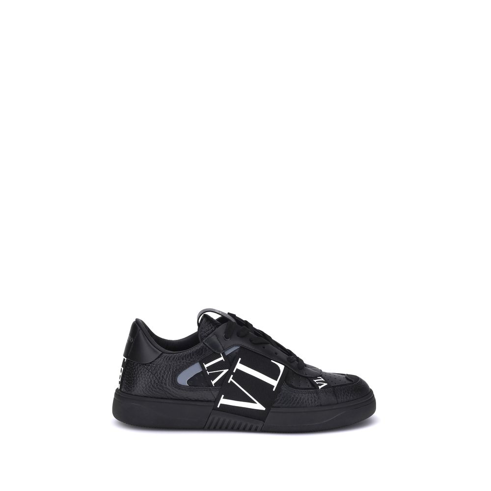 Valentino Garavani Black Rubber Low Top Sneakers