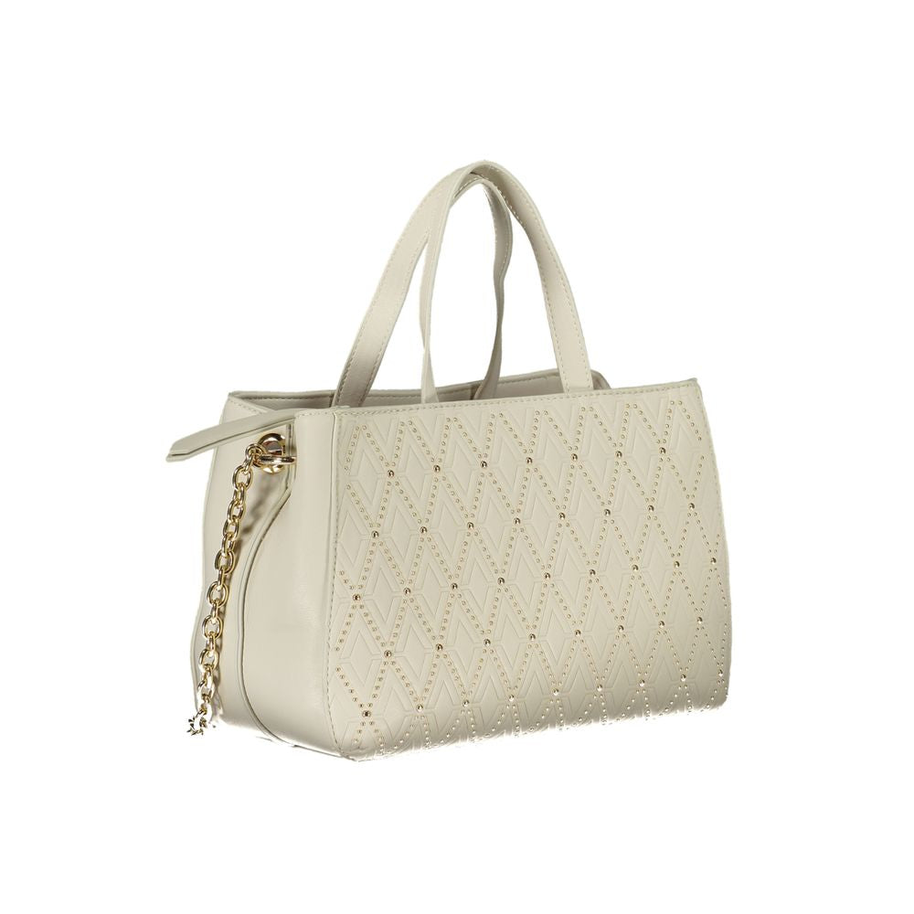 Mario Valentino White Polyethylene Handbag