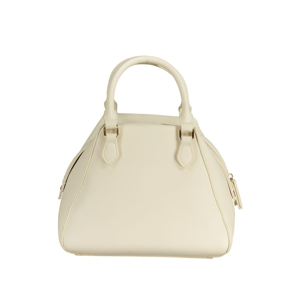 Mario Valentino White Polyethylene Handbag