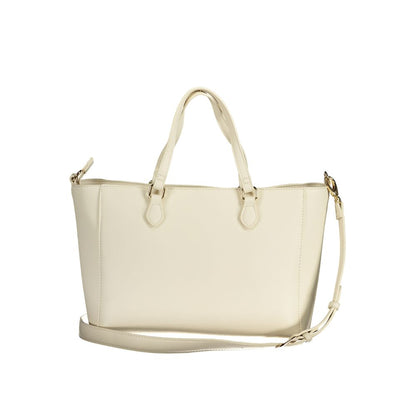 Mario Valentino White Polyethylene Handbag