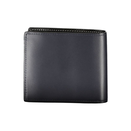 Tommy Hilfiger Blue Leather Men Wallet
