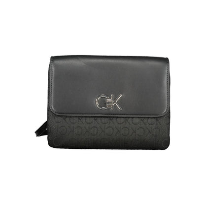 Calvin Klein Nero Polyurethane Woman Shoulder Bag