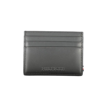 Tommy Hilfiger Black Leather Men Wallet