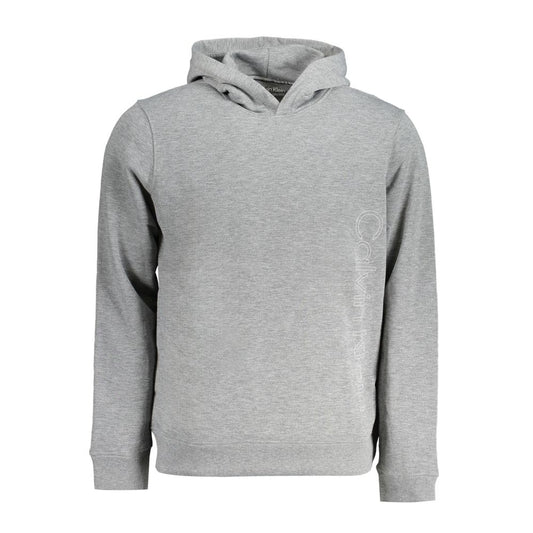 Calvin Klein Gray Polyester Men Sweater