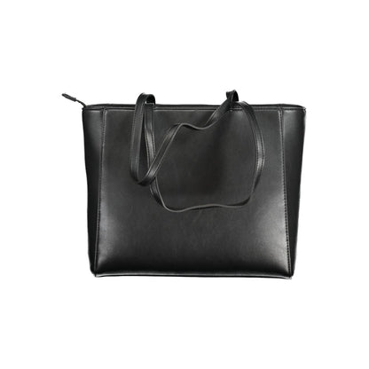 Mario Valentino Black Polyethylene Handbag