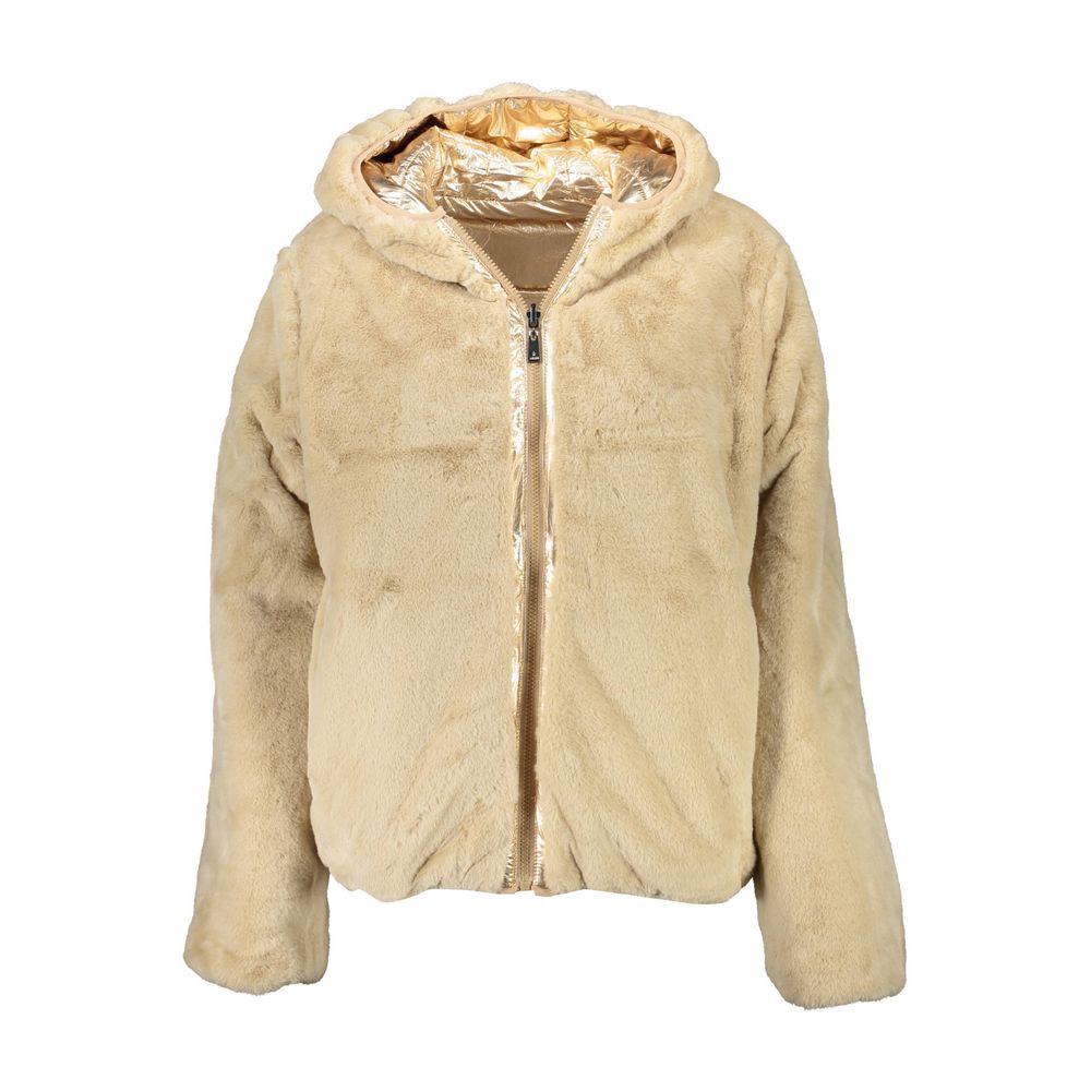 U.S. POLO ASSN. Gold Nylon Jackets & Coat
