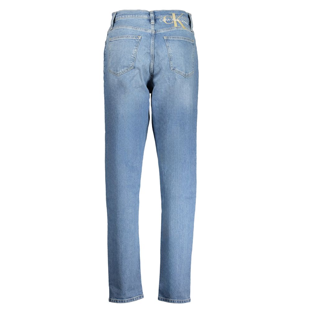 Calvin Klein Blue Cotton Women Jeans