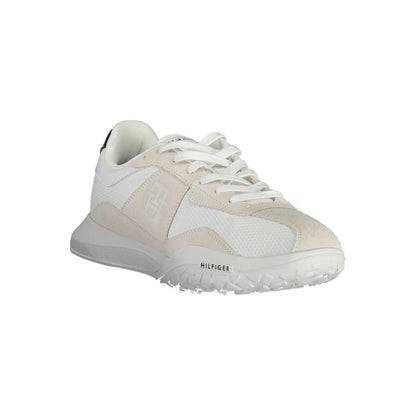 Tommy Hilfiger White Polyester Sneaker