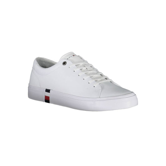 Tommy Hilfiger White Polyester Sneaker