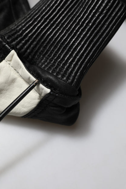 Dolce & Gabbana Multicolor Lambskin Tapered Men Pants