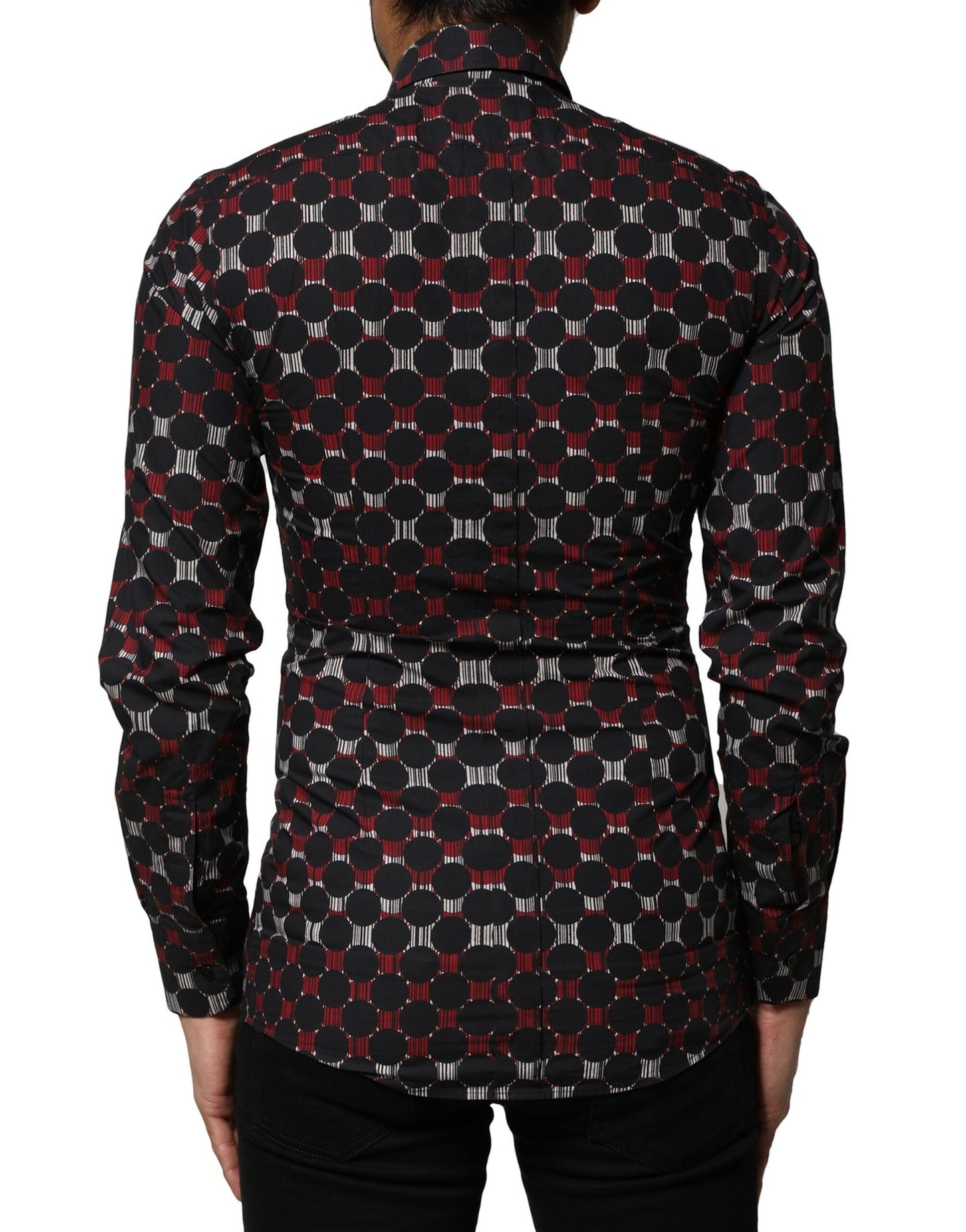 Dolce & Gabbana Multicolor Cotton GOLD Long Sleeves Shirt