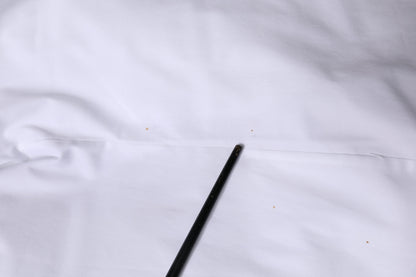 Dolce & Gabbana White Cotton Collared Long Sleeves Shirt Top