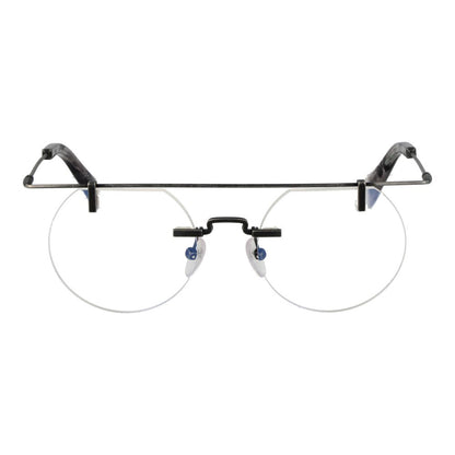 Yohji Yamamoto Gray Metal Glasses (Frames)