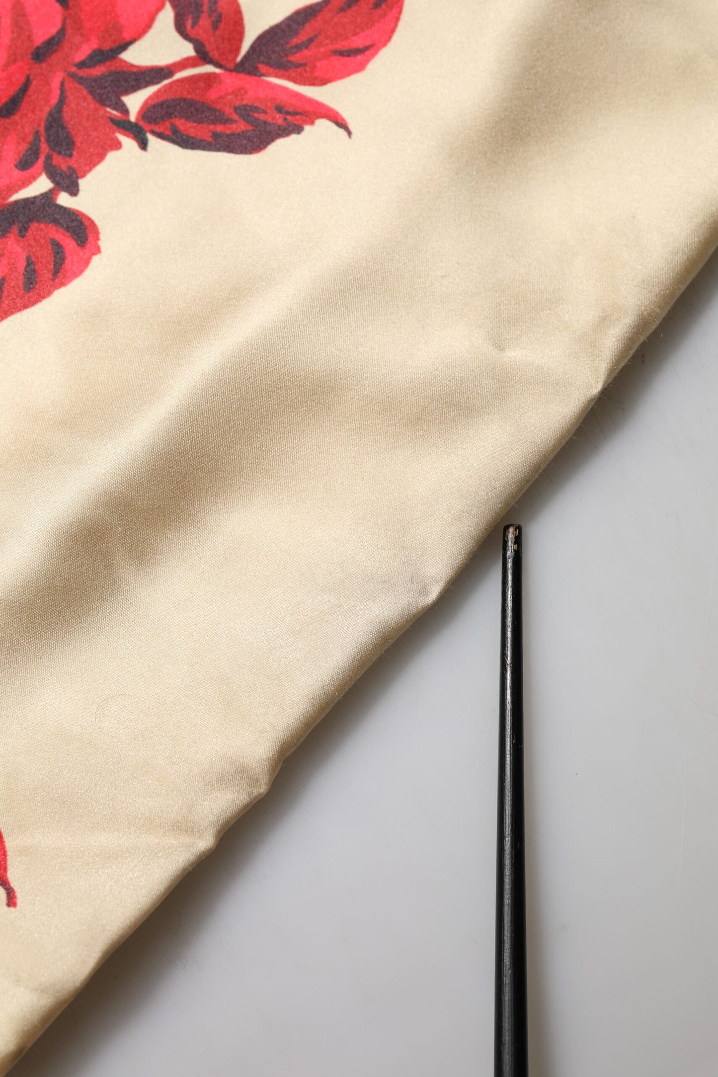 Dolce & Gabbana Beige Floral Spaghetti Strap Sheath Dress