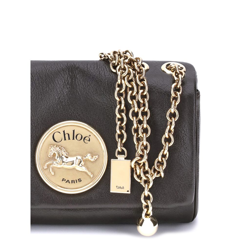 Chloé Brown Calf Leather Bos Taurus Shoulder Bag