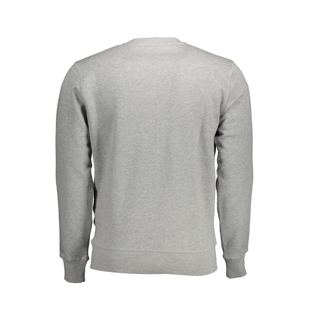 North Sails Gray Cotton Men Sweater