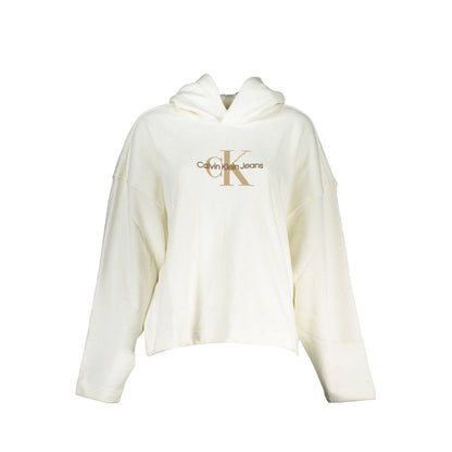 Calvin Klein White Cotton Sweatshirt