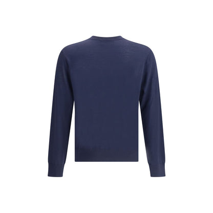 Dsquared² Blue Fleece Wool Sweatshirt