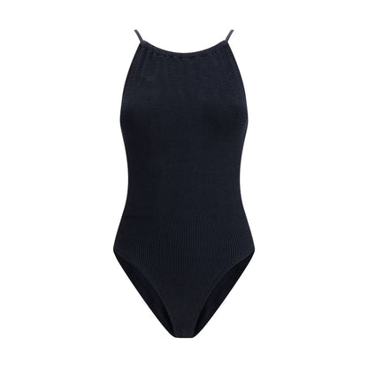 Hunza G Black Polyamide One-Piece Swimsuit